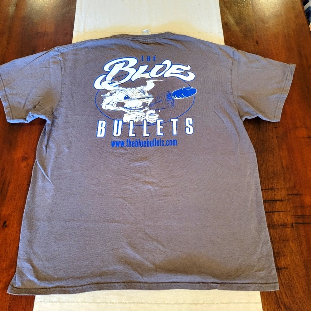 Vintage The Blue Bullets Bull Shirt L